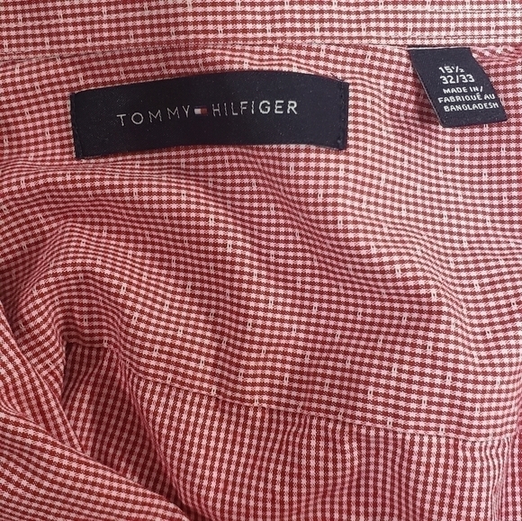 Tommy Hilfiger Button Up Collared Dress Shirt - Picture 2 of 5